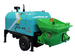 P20D Diesel Concrete shotcrete and grouting integrated pump